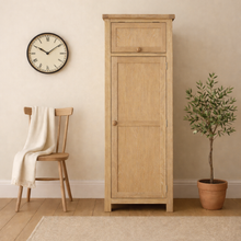 Bath Whitewash Oak Pantry Unit
