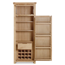 Bath Whitewash Oak Pantry Unit