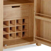 Bath Whitewash Oak Pantry Unit