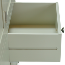 Burford Sage Green Painted Oak Triple Larder Unit