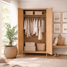 Bali Rattan Full Hanging Wardrobe