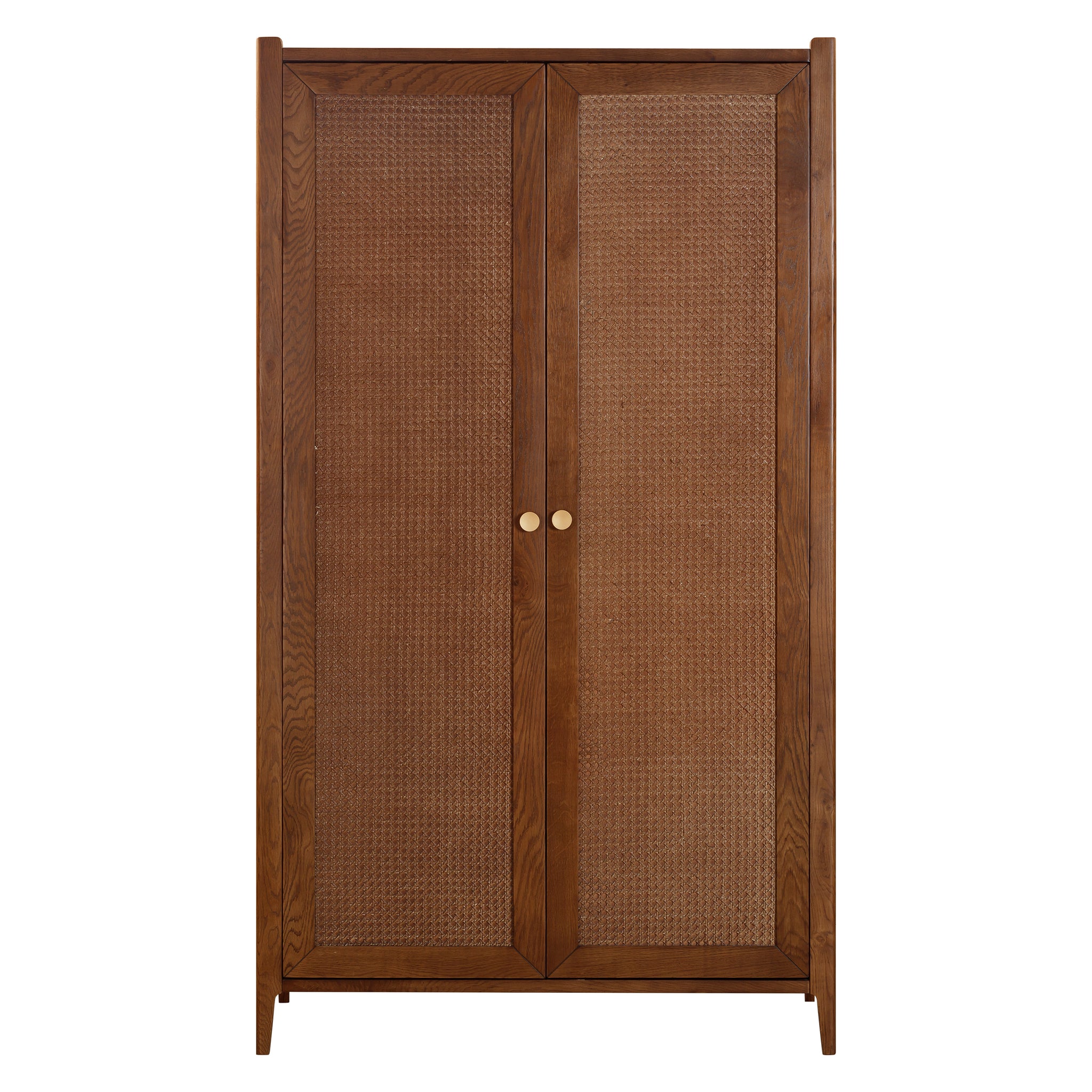Lanut Rattan Lombok Walnut Rattan Full Hanging Wardrobe – HomePlus Furniture