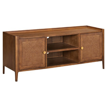 Lombok Walnut Rattan Large TV Unit