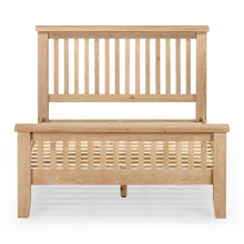 Bath Whitewash Oak Double Bed