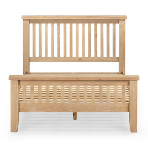 Bath Whitewash Oak Double Bed