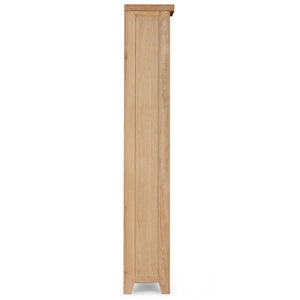 Bath Whitewash Oak Large Bookcase