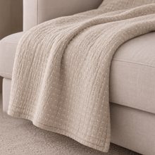 Malini Levi King Quilt - Taupe