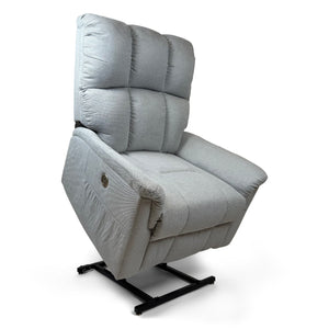 Bertrum Dual Motor Electric Lift Assist Rise & Recliner | Silver