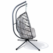 Brisbane Hanging Double Egg Chair | Grey
