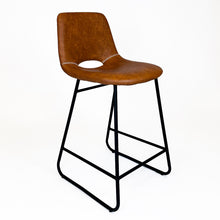 Bromley Industrial Bar Stool | Tan