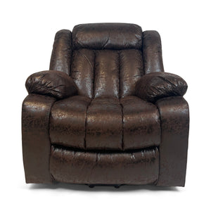 Harper Dual Motor Heated Vibrating Massage Rise & Recliner | Brown