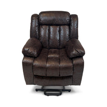 Harper Dual Motor Heated Vibrating Massage Rise & Recliner | Brown