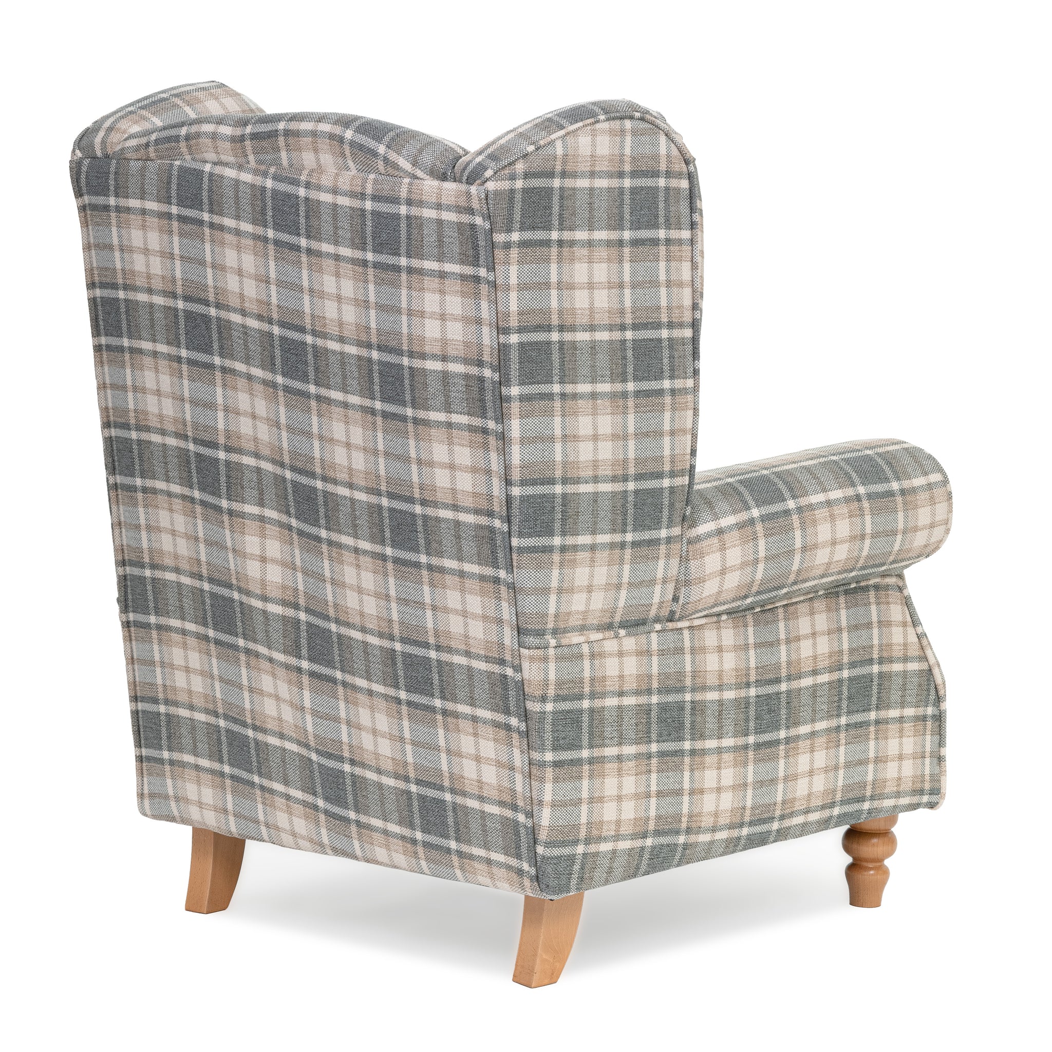 Cream wingback online armchair