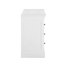 Chantilly Warm White Double Pedestal Dressing Table