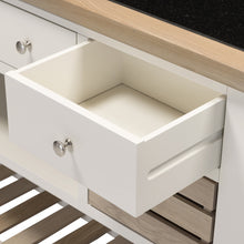 Chester Classic Cream Large Kitchen Island with Black Granite Top