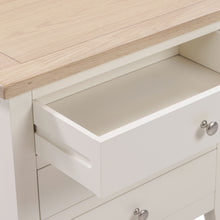 Marlborough Natural Linen Jumbo Bedside Table