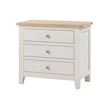 Marlborough Natural Linen Jumbo Bedside Table