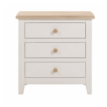 Marlborough Natural Linen Jumbo Bedside Table