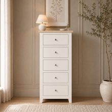 Marlborough Natural Linen Tallboy