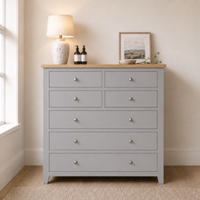 Marlborough Dove Grey 7 Drawer Chest