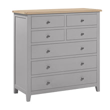 Marlborough Dove Grey 7 Drawer Chest