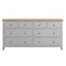 Marlborough Dove Grey 8 Drawer Chest