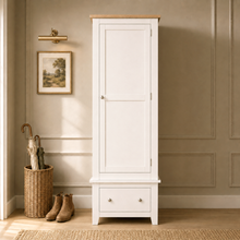 Marlborough Natural Linen Single Wardrobe