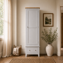Marlborough Dove Grey Single Wardrobe