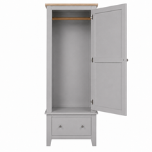 Marlborough Dove Grey Single Wardrobe