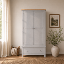 Marlborough Dove Grey Double Wardrobe