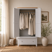 Marlborough Dove Grey Double Wardrobe