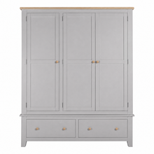 Marlborough Dove Grey Triple Wardrobe