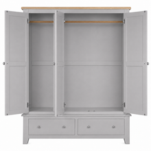 Marlborough Dove Grey Triple Wardrobe