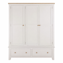 Marlborough Natural Linen Triple Wardrobe