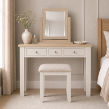 Marlborough Natural Linen Console Dressing Table
