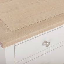 Marlborough Natural Linen Double Pedestal Dressing Table