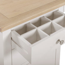 Marlborough Natural Linen Double Pedestal Dressing Table