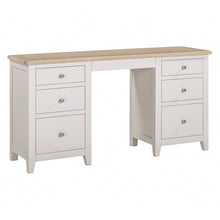 Marlborough Natural Linen Double Pedestal Dressing Table