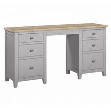 Marlborough Dove Grey Double Pedestal Dressing Table