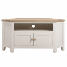 Marlborough Natural Linen Corner TV Stand