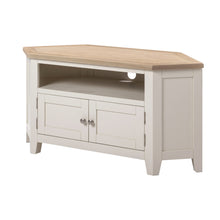 Marlborough Natural Linen Corner TV Stand