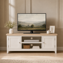Marlborough Natural Linen Large TV Stand