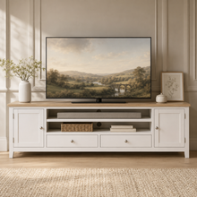 Marlborough Natural Linen XXL TV Stand