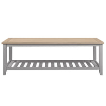 Marlborough Dove Grey Large Slatted Coffee Table
