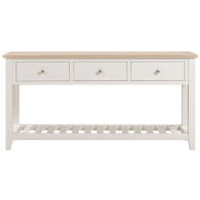 Marlborough Natural Linen Large Console Table