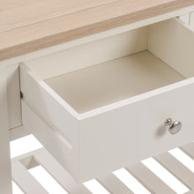 Marlborough Natural Linen Large Console Table