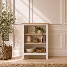 Marlborough Natural Linen Small Bookcase