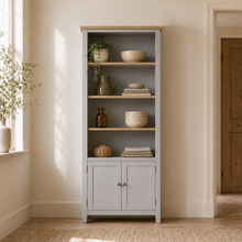 Marlborough Dove Grey Alcove Display Cabinet