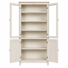 Marlborough Natural Linen Glass Display Cabinet