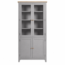 Marlborough Dove Grey Glass Display Cabinet